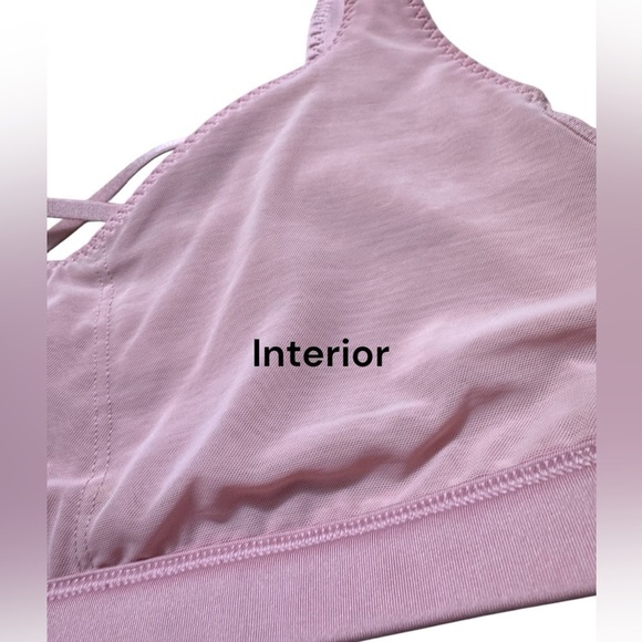 Victoria Sport Ballet Pink Size Medium Strappy Sports Bra - Picture 7 of 14
